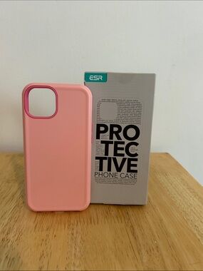 ESR Pink Dual-Layer Protective Phone Case